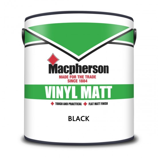 Macpherson Vinyl Matt - Black - 2.5L
