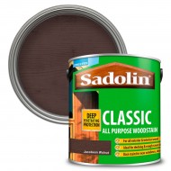 Sadolin Classic All Purpose Woodstain - Jacobean Walnut - 2.5L