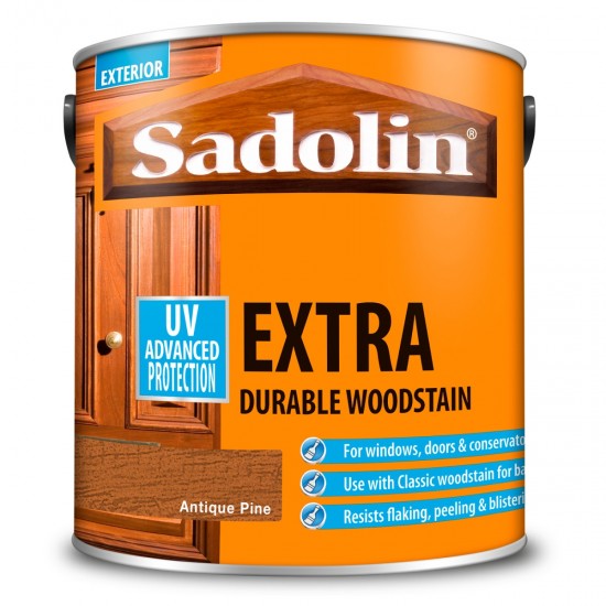 Sadolin Extra Durable Woodstain - Antique Pine - 2.5L