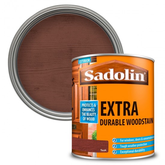 Sadolin Extra Durable Woodstain - Teak - 1L