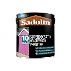 Sadolin Superdec Satin Opaque Wood Pro - Super White - 1L