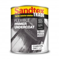 Sandtex Flexible Primer Undercoat - Charcoal Grey - 1L