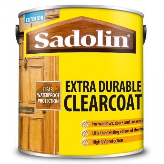 Sadolin Extra Durable Clearcoat - Clear Satin - 2.5L