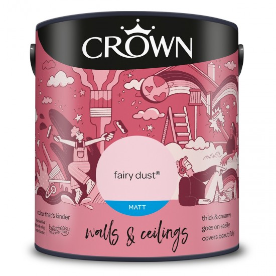 Crown Matt Breatheasy Solvent Free - Fairy Dust - 2.5L