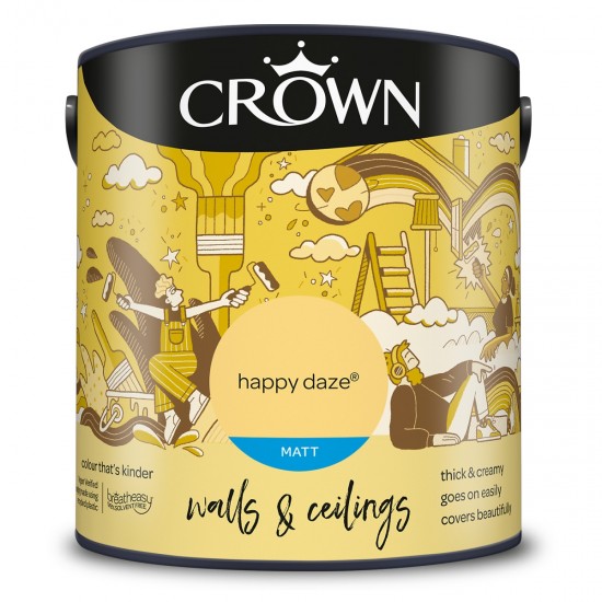 Crown Matt Breatheasy Solvent Free - Happy Daze - 2.5L