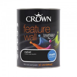 Crown Feature Wall Matt - Rebel - 1.25L