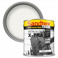Sandtex Metalgloss X-Tra - White - 2.5L