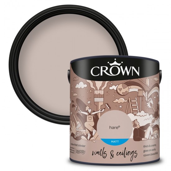 Crown Matt Breatheasy Solvent Free - Hare - 2.5L
