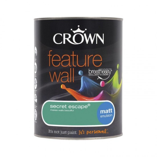 Crown Feature Wall Matt - Secret Escape - 1.25L