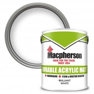 Macpherson Durable Acrylic Matt - Brilliant White - 5L
