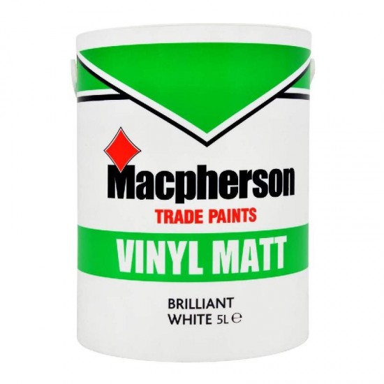 Macpherson Emulsion Vinyl Matt White - 5L