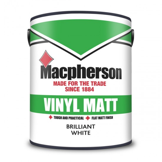 Macpherson Emulsion Vinyl Matt White - 5L