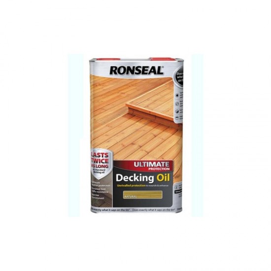 Ronseal Ultimate Decking Oil - Natural - 5L