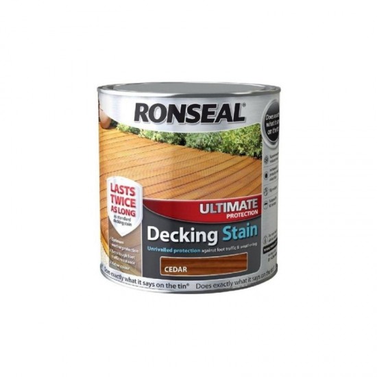 Ronseal Ultimate Decking Stain - Cedar 2.5L