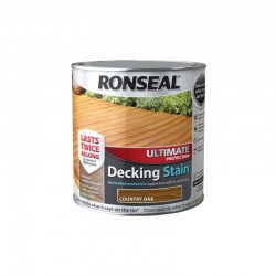 Ronseal Ultimate Decking Stain - Country - Oak - 2.5L