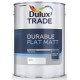 Dulux Trade Durable Flat Matt - White - 5L