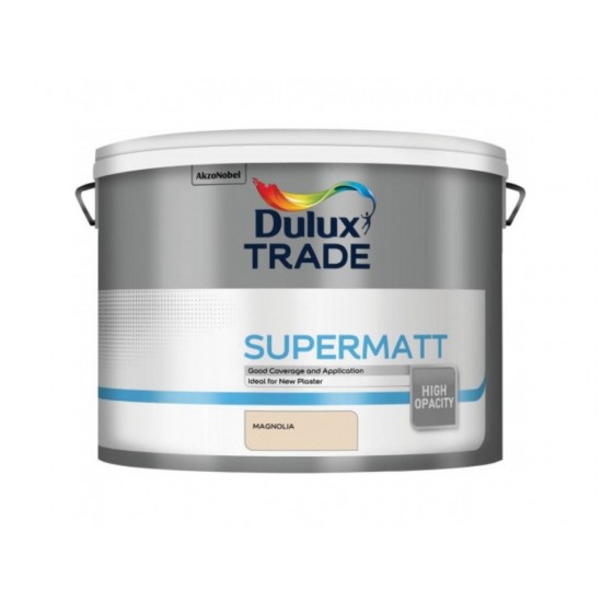Dulux Trade 10L Super Matt - Magnolia Finish