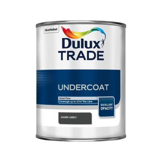 Dulux Trade 1L Undercoat - Dark Grey Finish