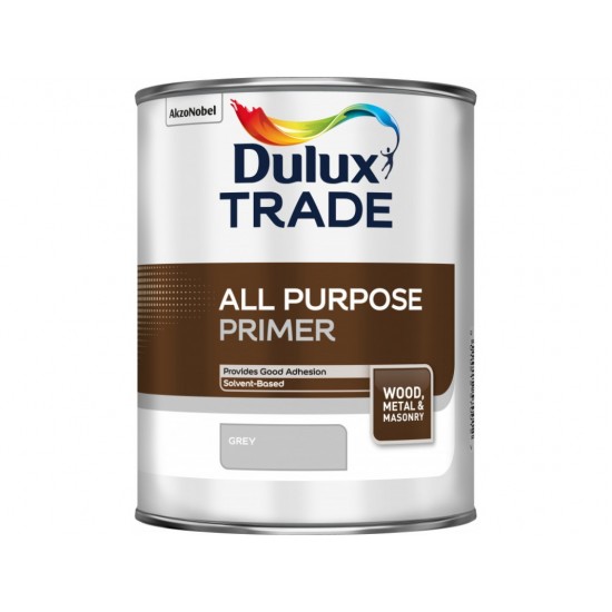 Dulux Trade All Purpose Primer for Wood, Metal & Masonry - Grey - 1L