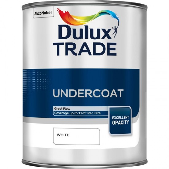 Dulux Trade 1L Undercoat - White Finish