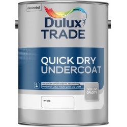 Dulux Trade 5L Quick Dry Undercoat - White Finish