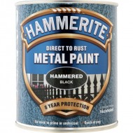 Hammerite Metal Paint Hammered - Black - 750ml