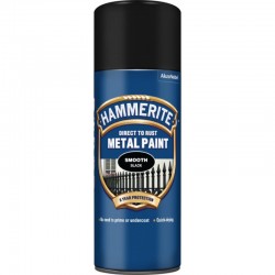 Hammerite Metal Paint Smooth Aero - Black - 400ml