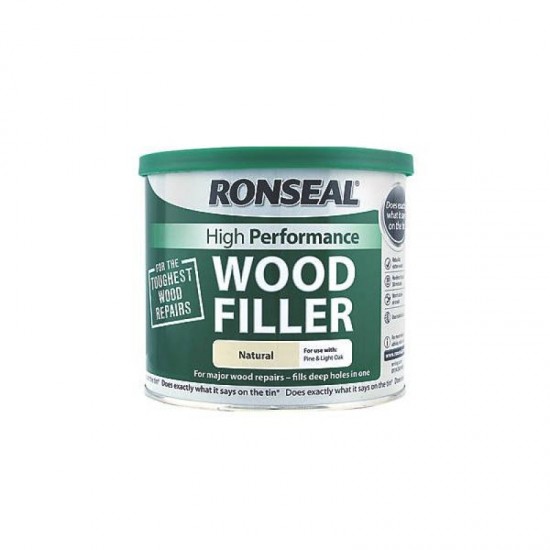 Ronseal High Performance Wood Filler - Natural - 550g
