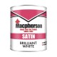 Macpherson Satin Finish Paint - Brilliant White - 1L