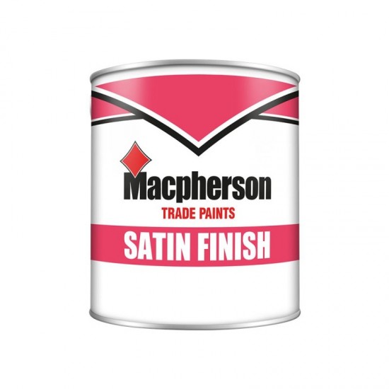 Macpherson Satin Finish Paint - Brilliant White - 2.5L