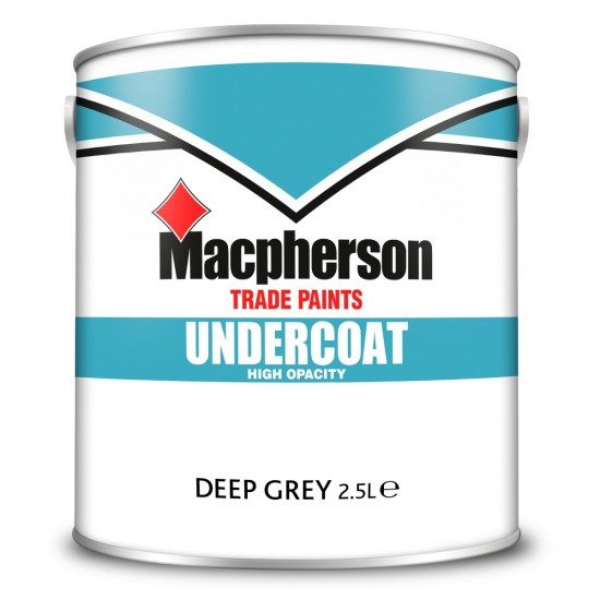 Macpherson Undercoat Paint - Grey - 2.5L
