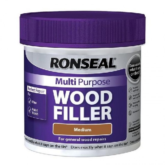 Ronseal Multi Purpose Wood Filler - Medium - 465g Tub