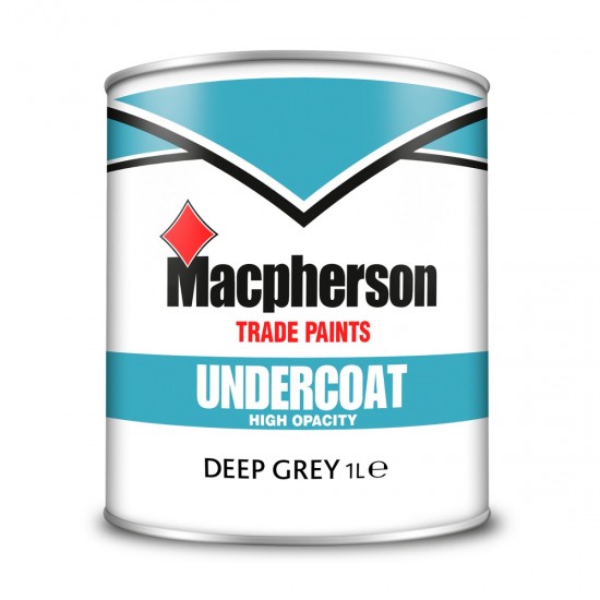 Macpherson Undercoat Paint - Grey - 1L