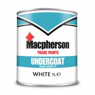 Macpherson Undercoat Paint - White - 1L