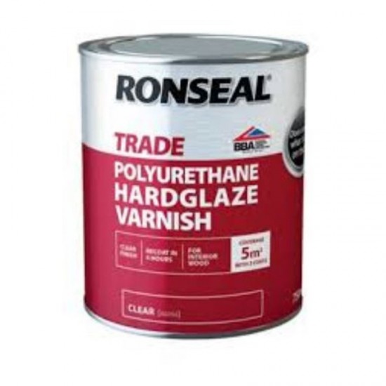 Ronseal Trade Varnish - Hard Glaze - 750ml