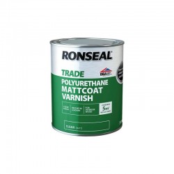Ronseal Trade Varnish - Matt Coat - 750ml