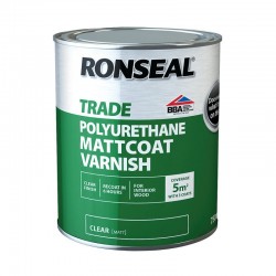 Ronseal Trade Varnish - Matt Coat - 750ml