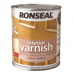 Ronseal Trade Quick Dry Interior Varnish - Clear Gloss - 750mm