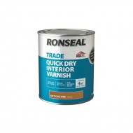 Ronseal Trade Quick Dry Interior Varnish - Antique Pine - 750ml