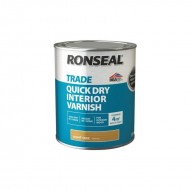 Ronseal Trade Quick Dry Interior Varnish - Light Oak - 750ml