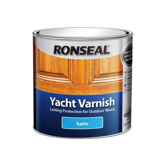 Ronseal External Yacht Varnish Satin - 1L