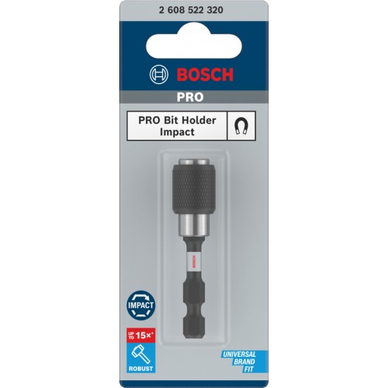 Bosch Professional Quick Release Bit Holder Impact Control - 1/4