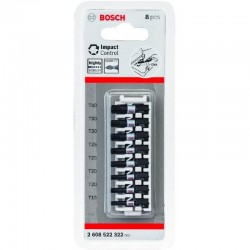 Bosch 8 Piece Impact Control Screwdriver Bit Set - T15 - T40 - 25mm