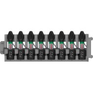 Bosch 8 Piece Impact Control Scrtewdriver Bit Set - PZ2 - 25mm