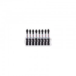 Bosch 8 Piece Impact Control Scrtewdriver Bit Set - PZ2 - 50mm