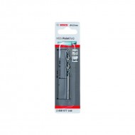 Bosch HSS PointTeQ Drill Bits - 4mm x 43mm x 75mm - Pack of 2