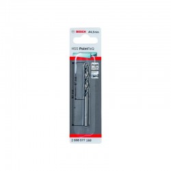 Bosch HSS PointTeQ Drill Bits - 4mm x 43mm x 75mm - Pack of 2