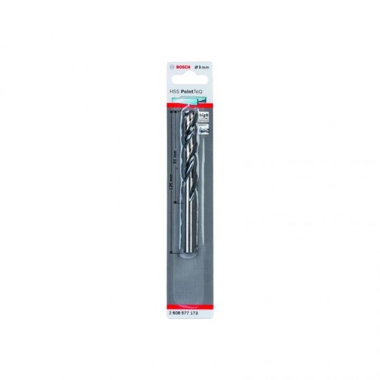 Bosch HSS PointTeQ Drill Bit - 8mm x 75mm x 117mm