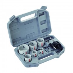 Bosch 9 Piece Progressor Holesaw Set For Electricians - Wood & Metal