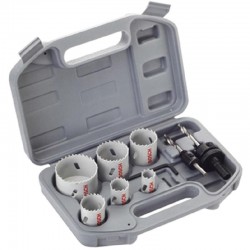 Bosch 9 Piece Progressor Holesaw Set For Electricians - Wood & Metal